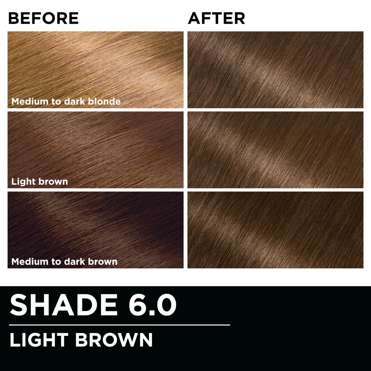Garnier Olia Hair Color 6.0 Light Brown | Oil-Powered, Ammonia-Free, 100% Gray Coverage - view 5