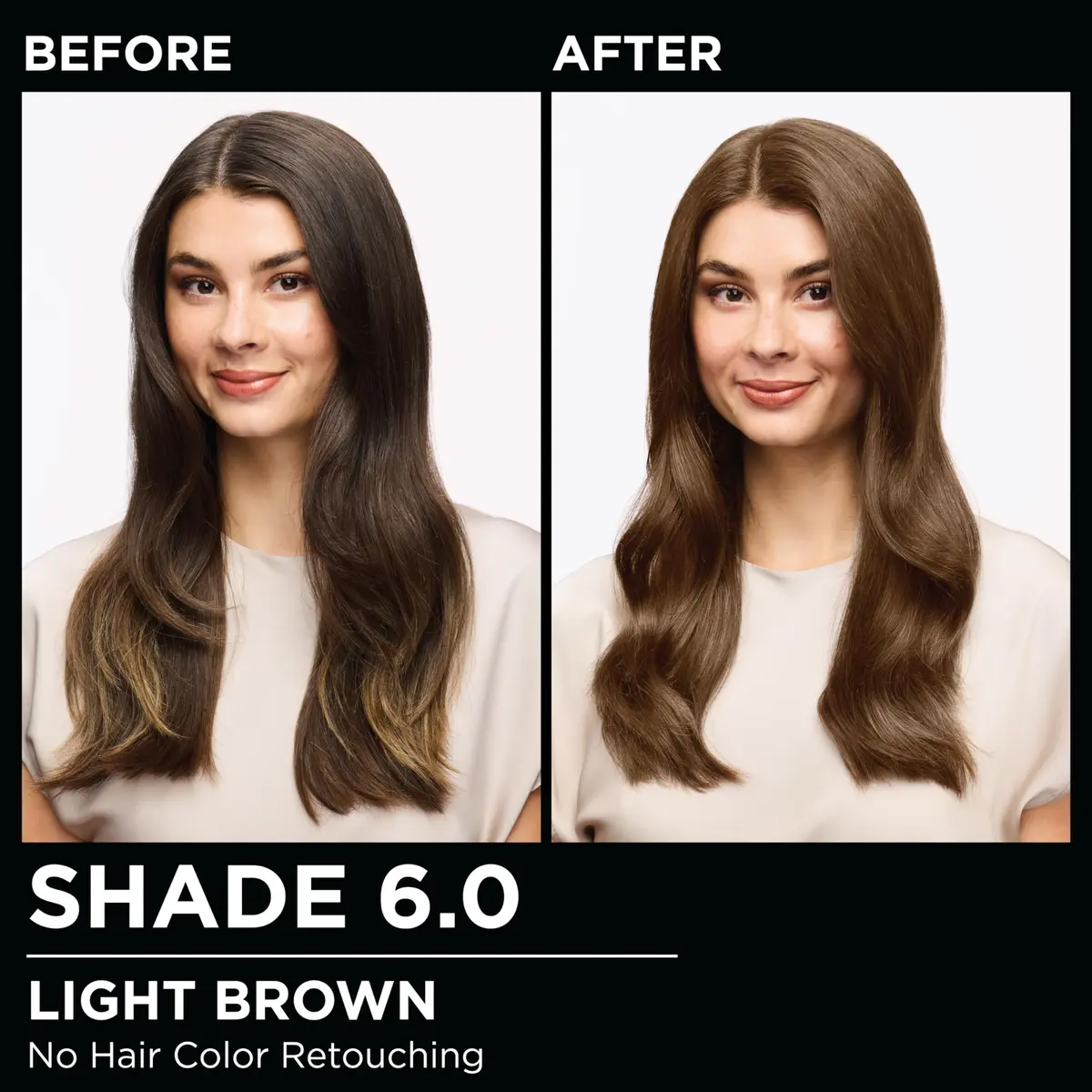 Garnier Olia Hair Color 6.0 Light Brown | Oil-Powered, Ammonia-Free, 100% Gray Coverage - view 2