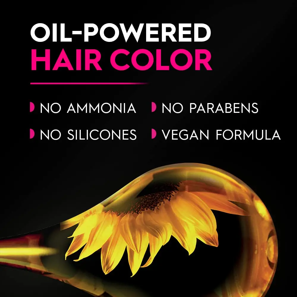 Garnier Olia Hair Color 6.0 Light Brown | Oil-Powered, Ammonia-Free, 100% Gray Coverage - view 3