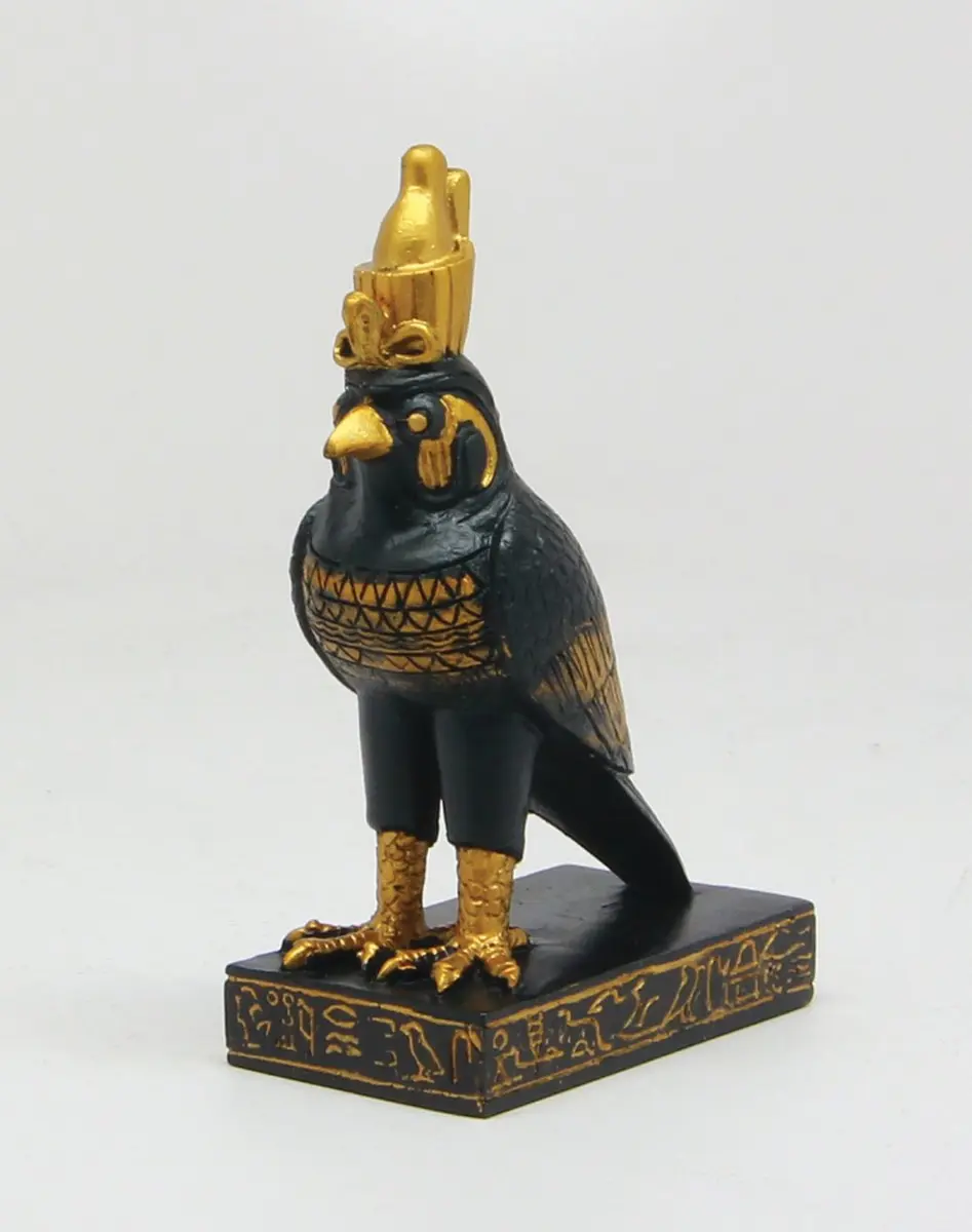 Pacific Giftware Horus Egyptian Guardian Statue 8.25 cm (3.25 Inches) | Hand-Painted Resin Figurine - main product image