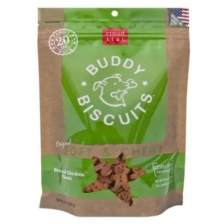 Buddy Biscuits Soft & Chewy Dog Treats with Roasted Chicken 20 oz | Healthy, Oven Baked in USA - view 2