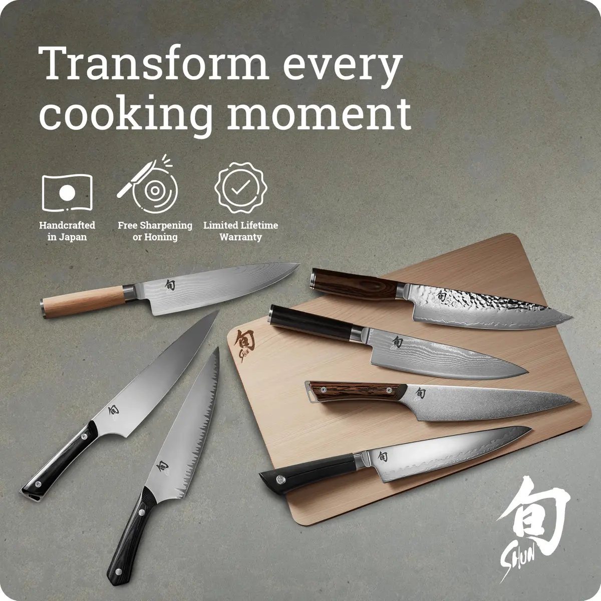 Shun Sora 6" Chef's Knife | Japanese VG10 Steel Edge, Full Tang, Balanced Handle - view 7
