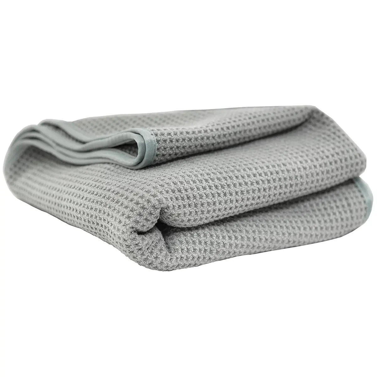 Chemical Guys Waffle Weave Gray Matter Microfiber Drying Towel 63cm x 91cm (25"x 36") | Scratch-Free Drying for Cars - main product image