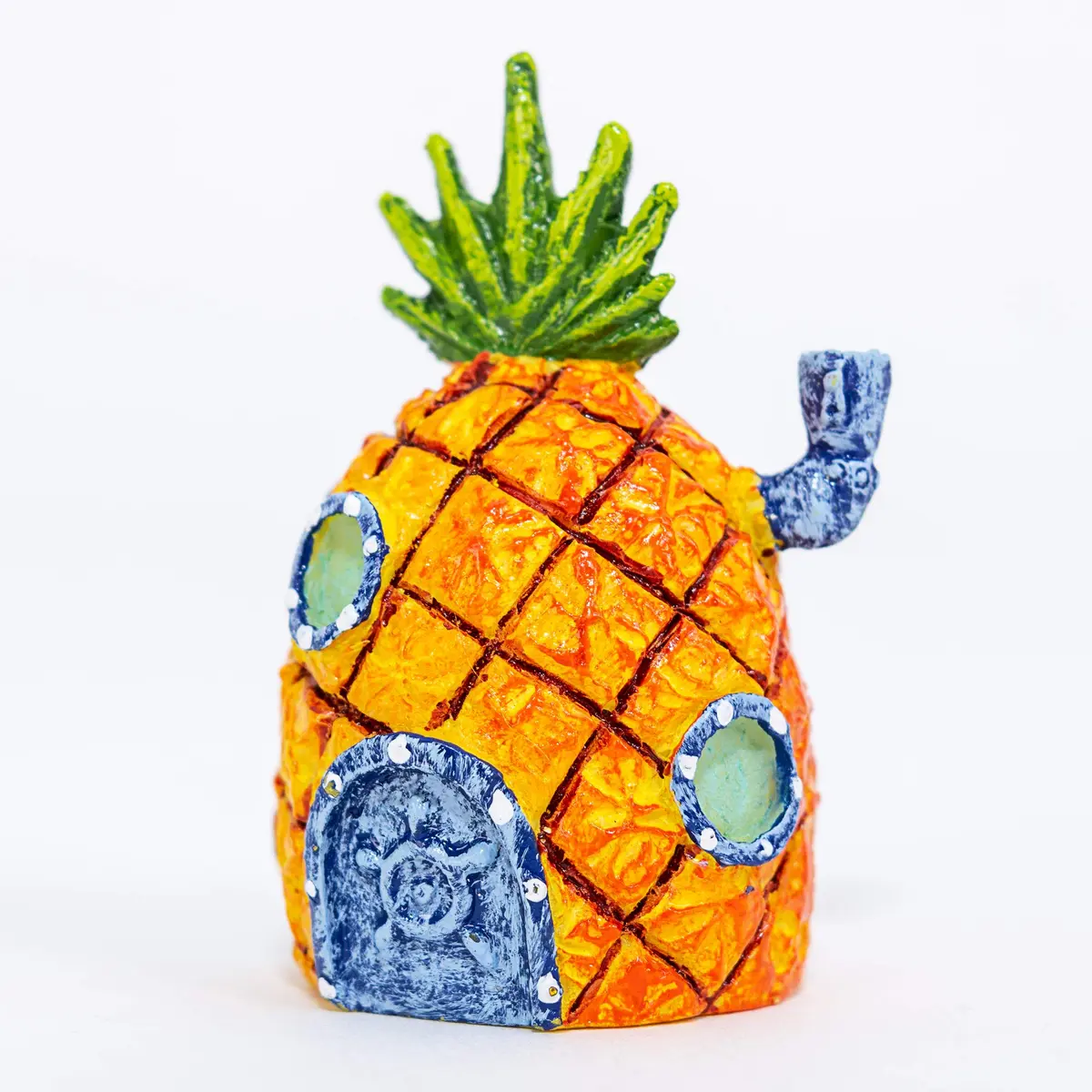 Penn-Plax SpongeBob Pineapple Home Aquarium Decor, Mini | Safe Resin Fish Tank Ornament for Betta & Desktop Aquariums - view 5