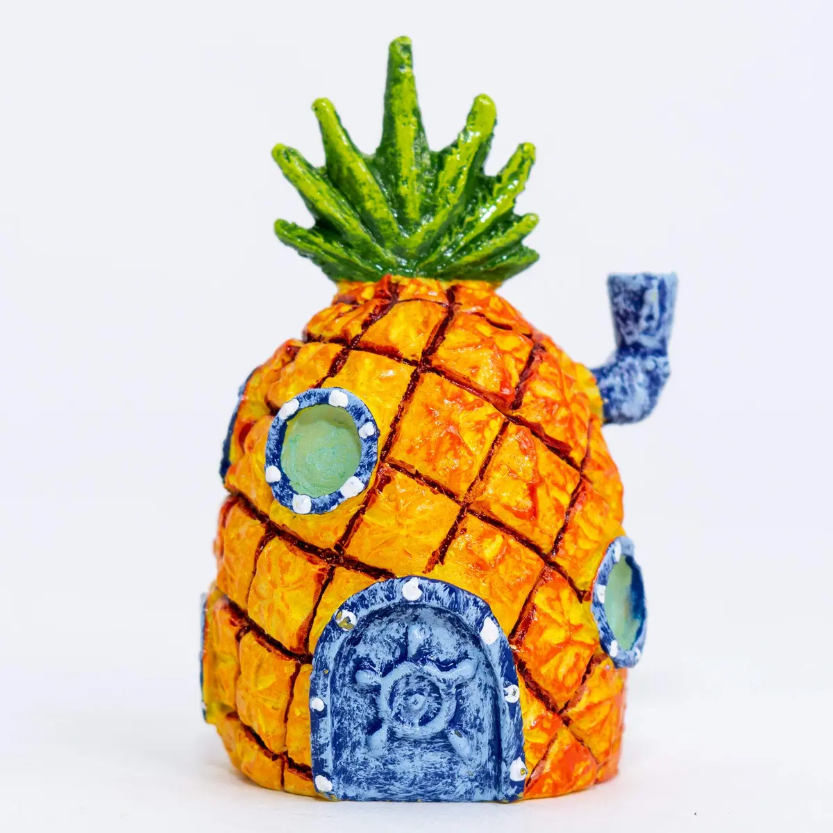 Penn-Plax SpongeBob Pineapple Home Aquarium Decor, Mini | Safe Resin Fish Tank Ornament for Betta & Desktop Aquariums - view 3