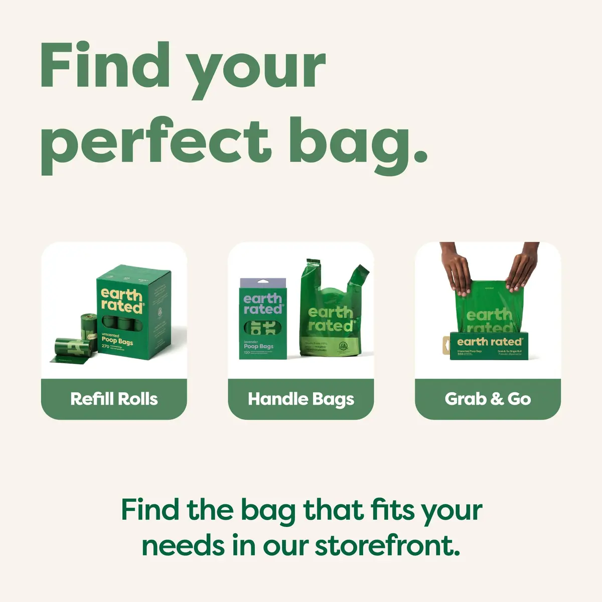 Earth Rated Dog Poop Bags on Refill Rolls 270 Lavender | Leak-Proof & Extra Thick (en_US) - view 5