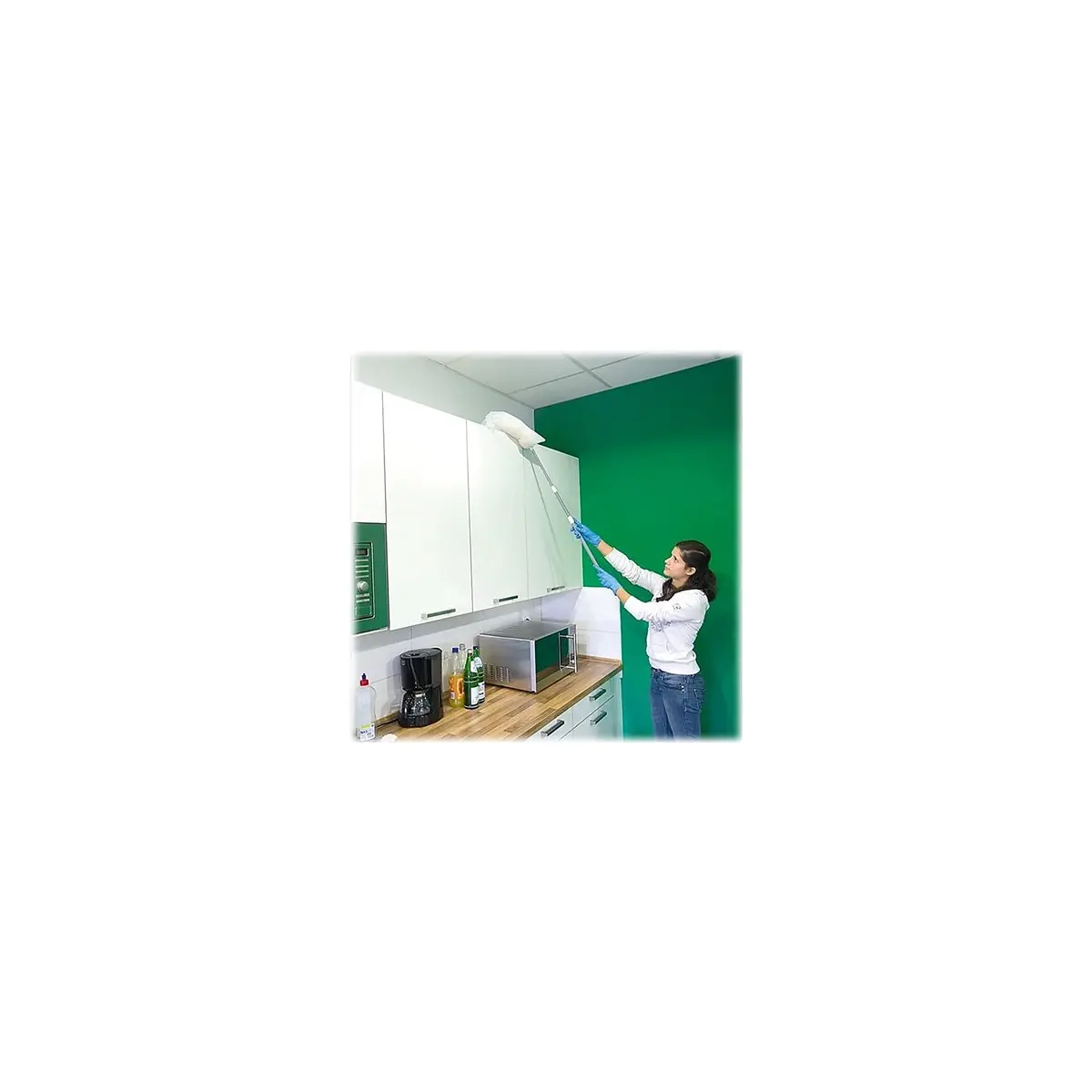 Unger DS50Y Produster Disposable Replacement Sleeves White 7-Inch X 18-Inch (50-Pack) | Authentic USA Import - view 3