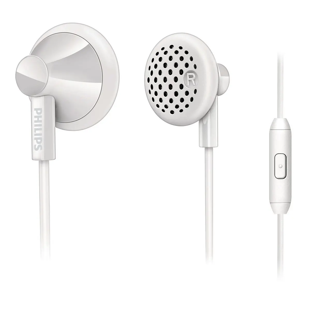 Philips in-Ear Headset SHE2105WT/28 White | Lightweight Sweat-Resistant Earbuds - main product image