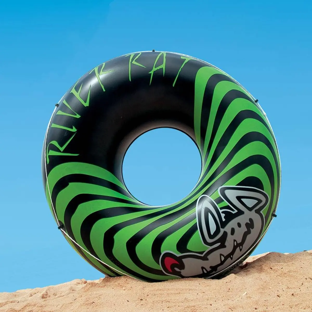 Intex River Rat Inflatable Swim Tube & Floating Lounge Raft 48in | Heavy-Duty Vinyl, 4-Pack - view 4
