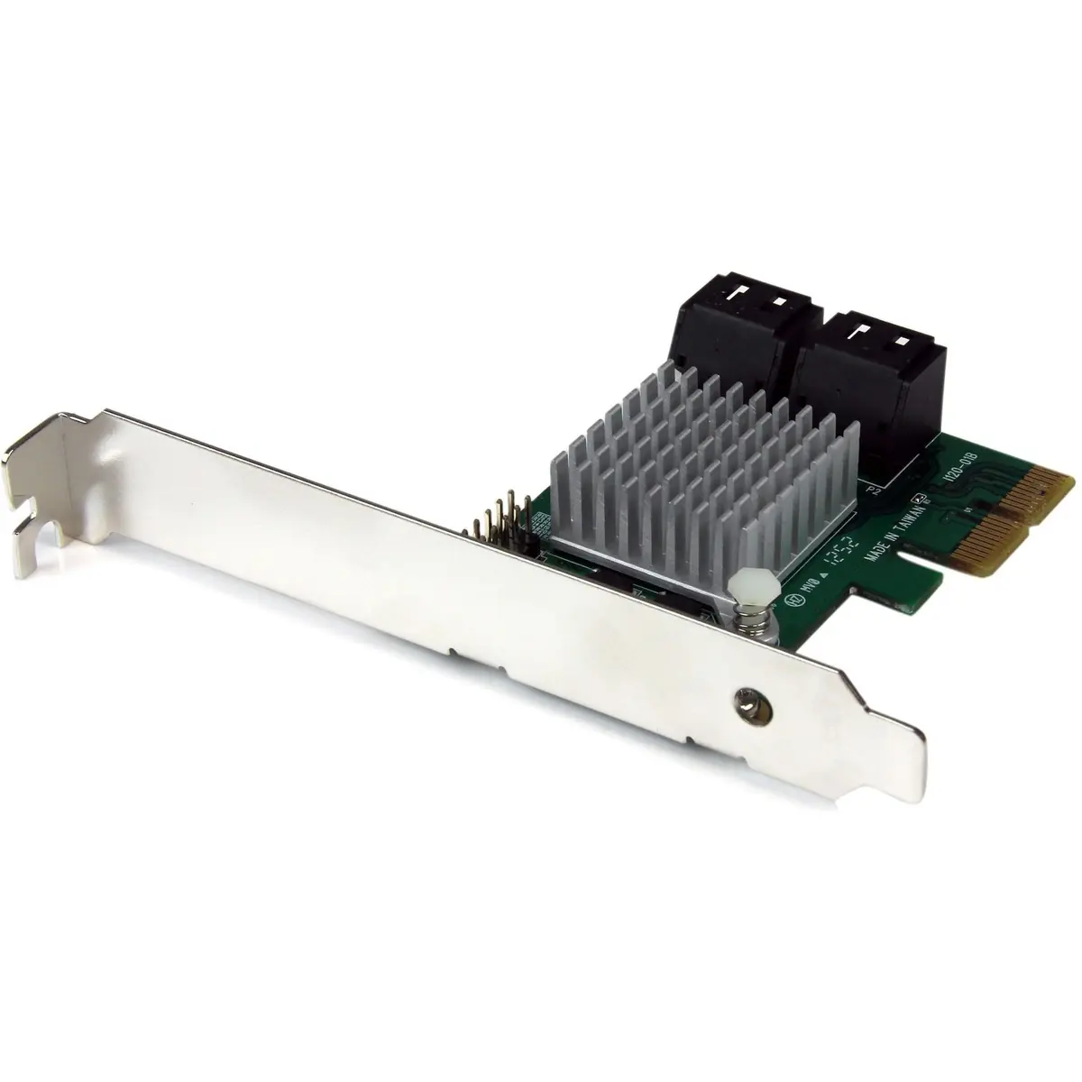 StarTech.com 4 Port PCI Express SATA III RAID Controller Card with HyperDuo Tiering | PCIe SATA 3 Adapter (120g, 4x SATA III, RAID, Tiering) - main product image