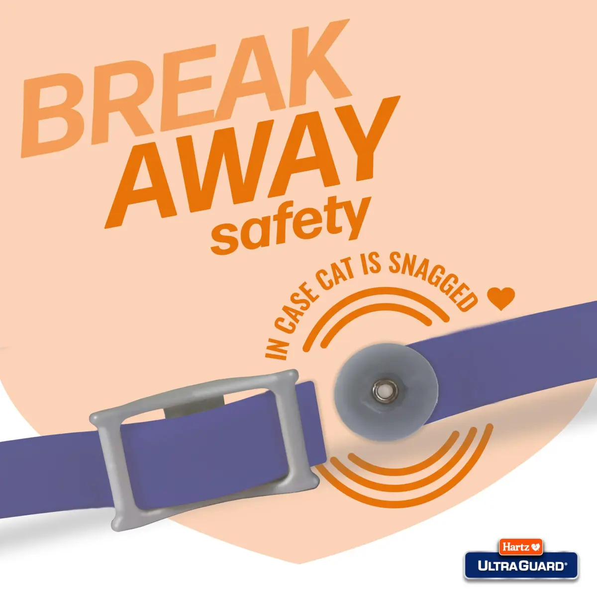 Hartz UltraGuard Purple Flea & Tick Collar for Cats and Kittens | 7 Month Protection - view 3