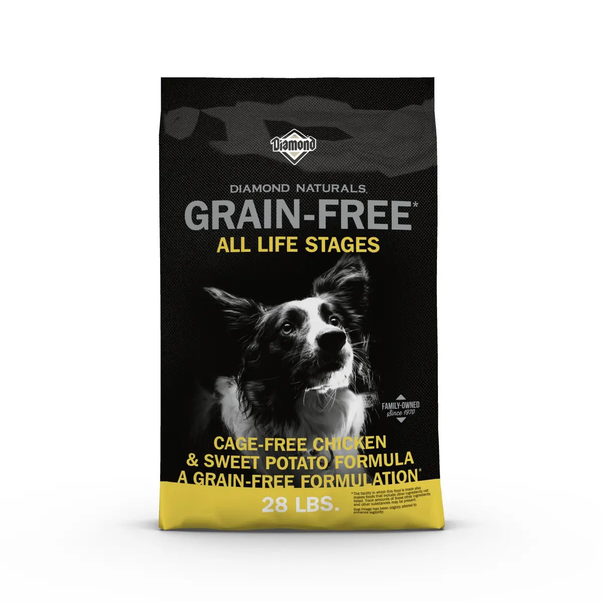 DIAMOND NATURALS Grain-Free Dry Dog Food, Cage-Free Chicken, 12.7kg (28lb) | All-Natural Protein & Energy - main product image
