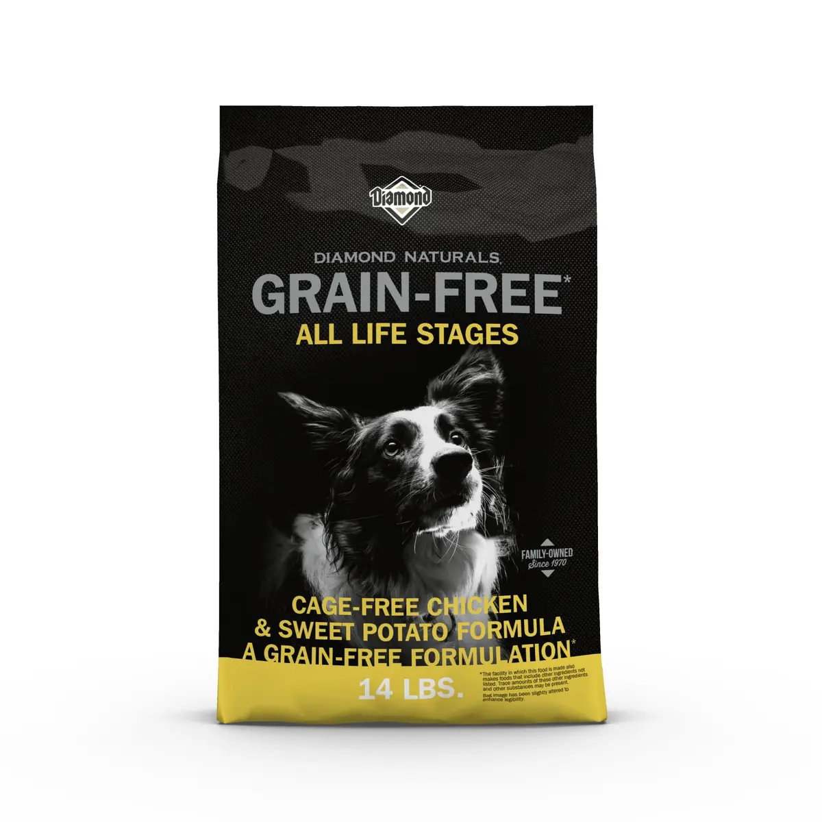 Diamond Naturals Grain-Free Dry Dog Food, Cage-Free Chicken, 14lb | All Life Stages Nutrition with Probiotics - main product image