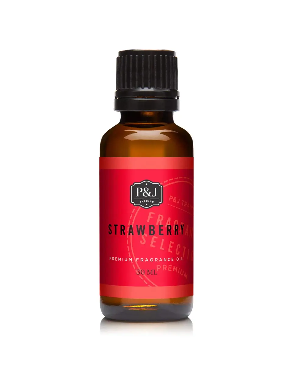 P&J Trading Strawberry Fragrance Oil for Candle Making, 30ml | Fresh Scent for DIY Crafts - main product image