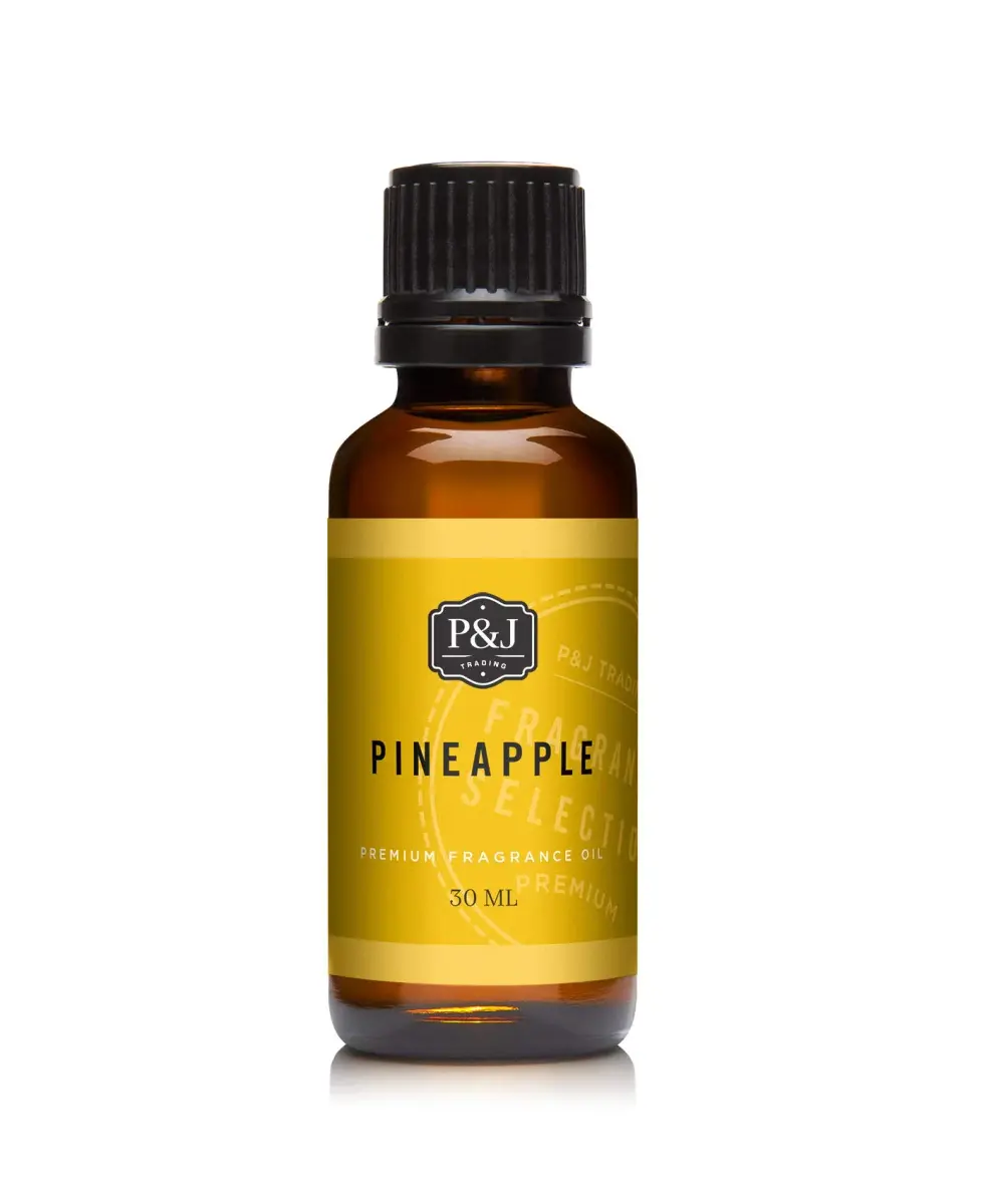 P&J Trading Pineapple Scented Oil for Candle Making, Soap Making, Diffuser, 30ml (1.01 Fl Oz) | IFRA Certified Master Perfumer Formula - main product image