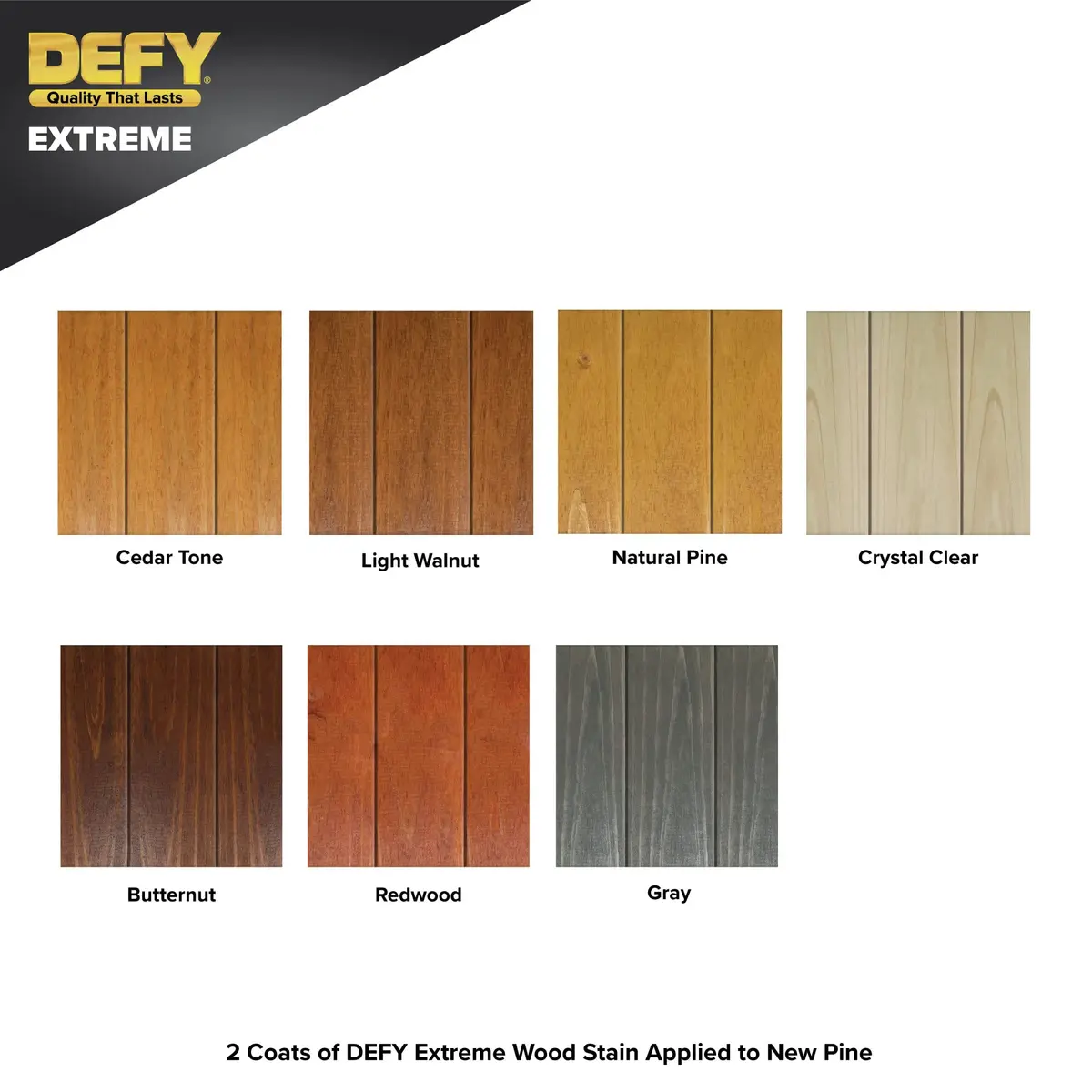 DEFY Extreme Semi-Transparent Outdoor Wood Stain and Sealer in One, Gray, 1 Gallon | UV & Water Resistant for All Wood Types - view 2