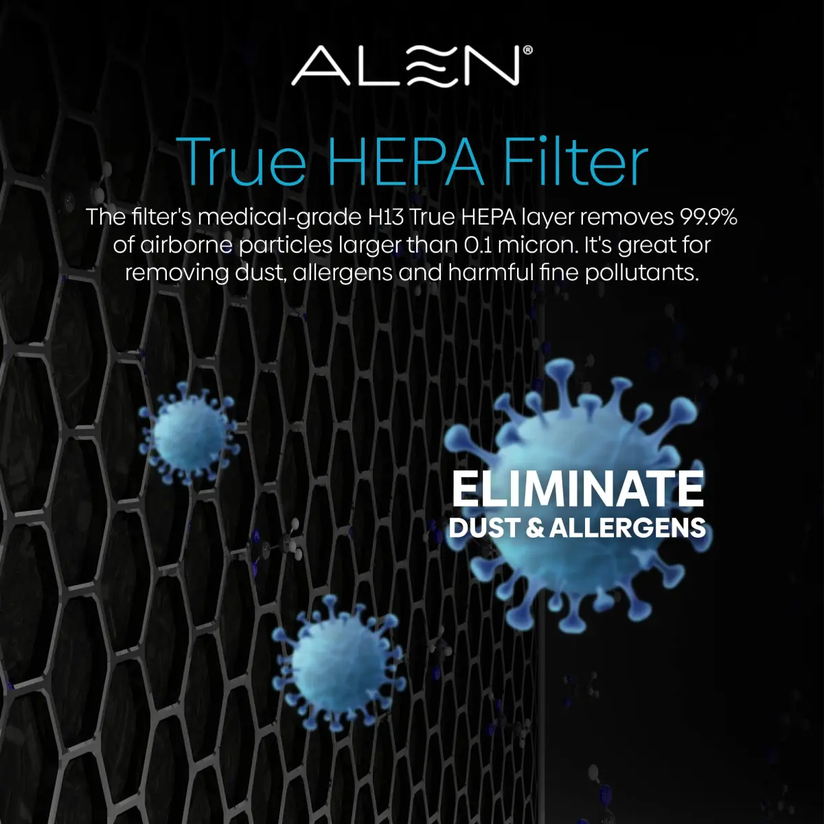 Alen BreatheSmart Classic Replacement HEPA Filter | Captures 99.99% of Particles Down to 0.1 Micron - view 3