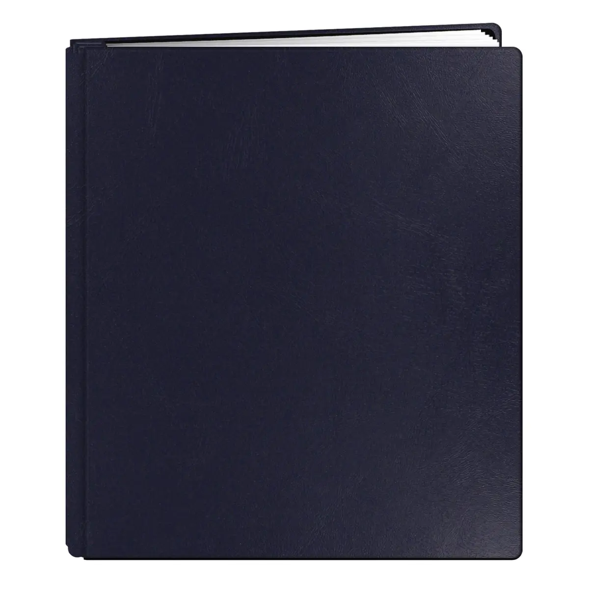 Pioneer Photo Albums 20-Page Family Treasures Deluxe Navy Blue Bonded Leather Cover Scrapbook for 8.5 x 11-Inch Pages - main product image