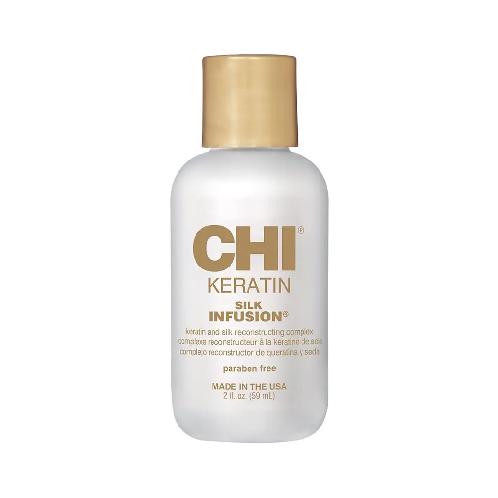 CHI Keratin Silk Infusion, 2 Fl Oz | Strengthens & Hydrates Dry Hair, Cruelty-Free - main product image
