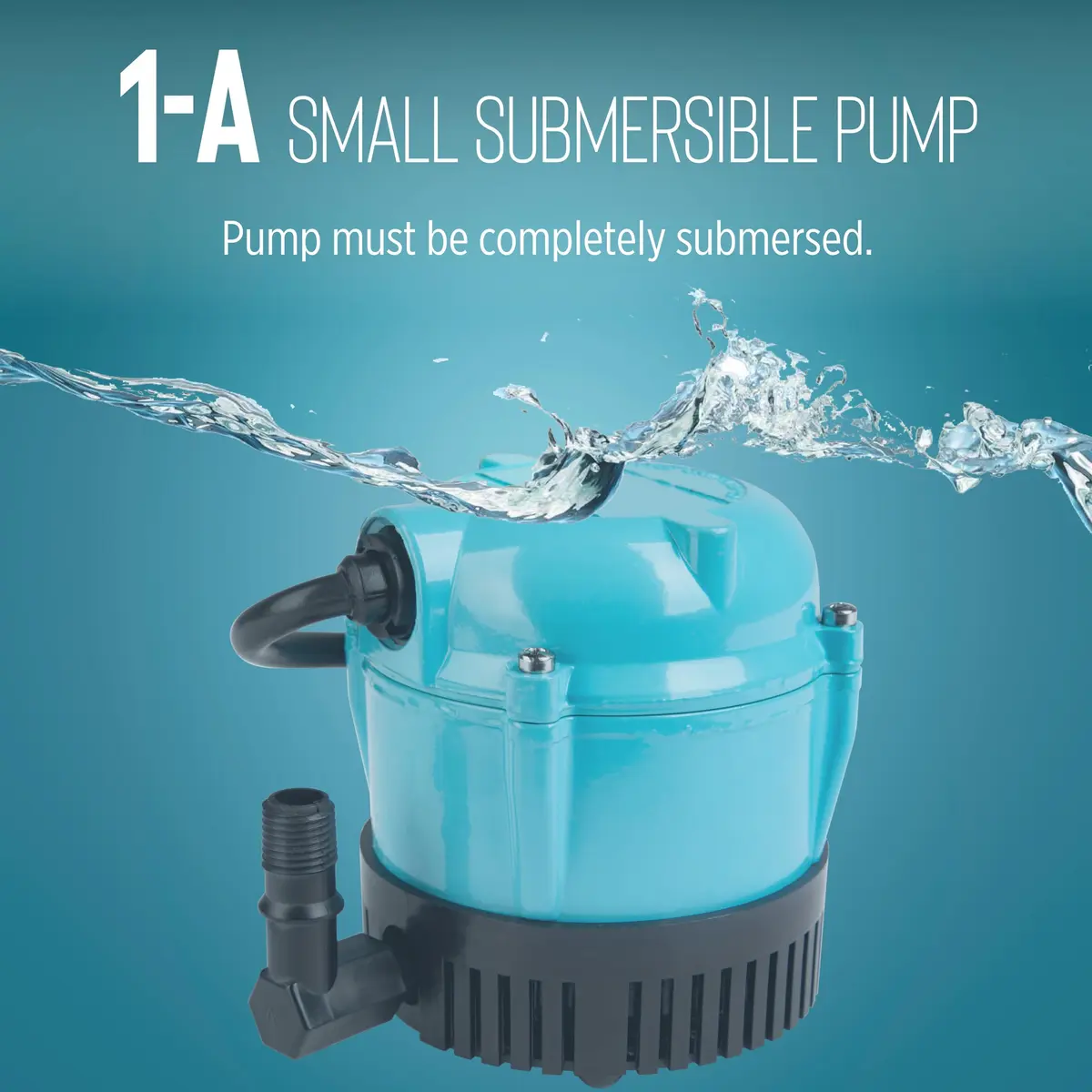 Little Giant 1-A 115V Submersible Pump 170 GPH | Continuous Use, Compact & Durable - view 5