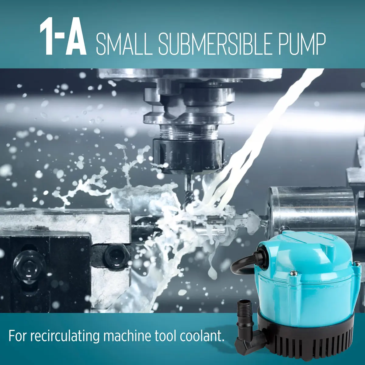 Little Giant 1-A 115V Submersible Pump 170 GPH | Continuous Use, Compact & Durable - view 7