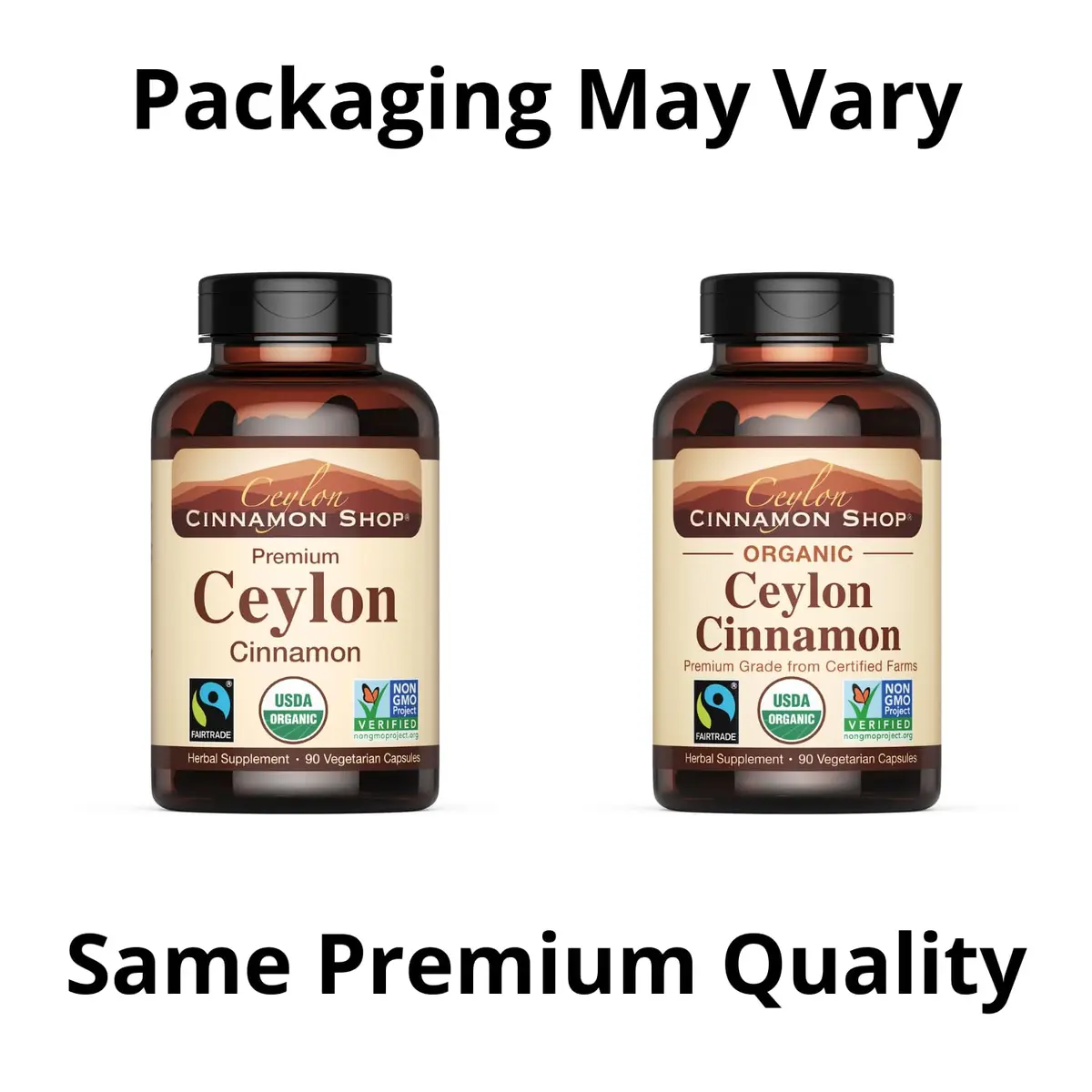 Ceylon Cinnamon Shop Organic Ceylon Cinnamon Capsules, 90 Count | USDA Certified, Vegan, Gluten-Free - view 2