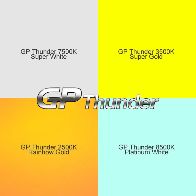GP Thunder H11 3500K 55W Xenon Halogen Light Bulb | Yellow High Performance Fog & Headlight - view 8