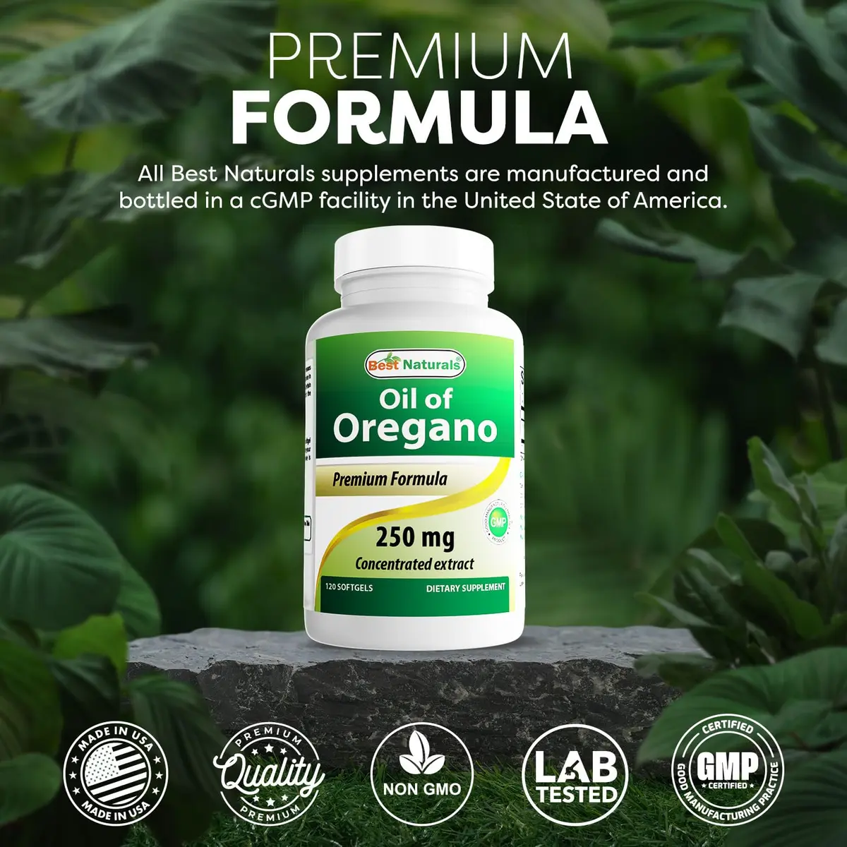 Best Naturals Oregano Oil 250 Mg Softgels 120Count | Supports Immune & Digestive Health - view 5