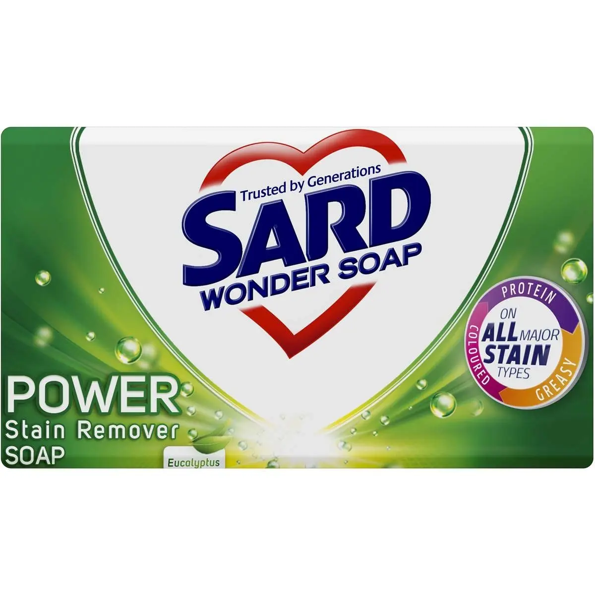 Sard Wonder Soap with Eucalyptus 120g (4.23 oz) | Biodegradable Stain Remover for Hard Water - view 2