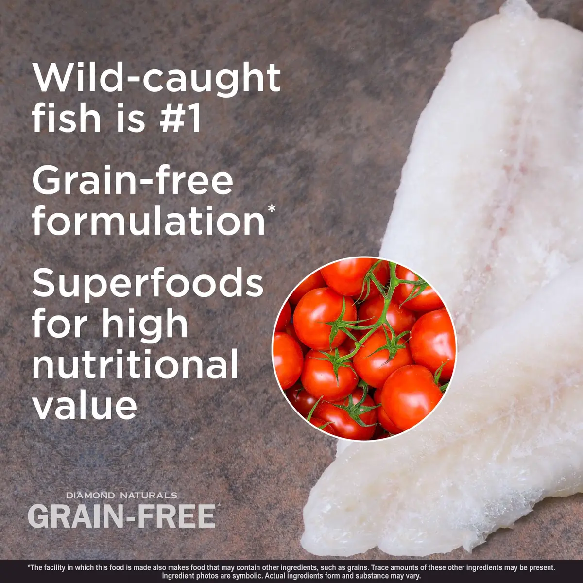 DIAMOND NATURALS Grain-Free Dry Dog Food, Wild-Caught Whitefish, 5lb | All Breed Sizes, All Day Energy, Probiotics Support - view 3