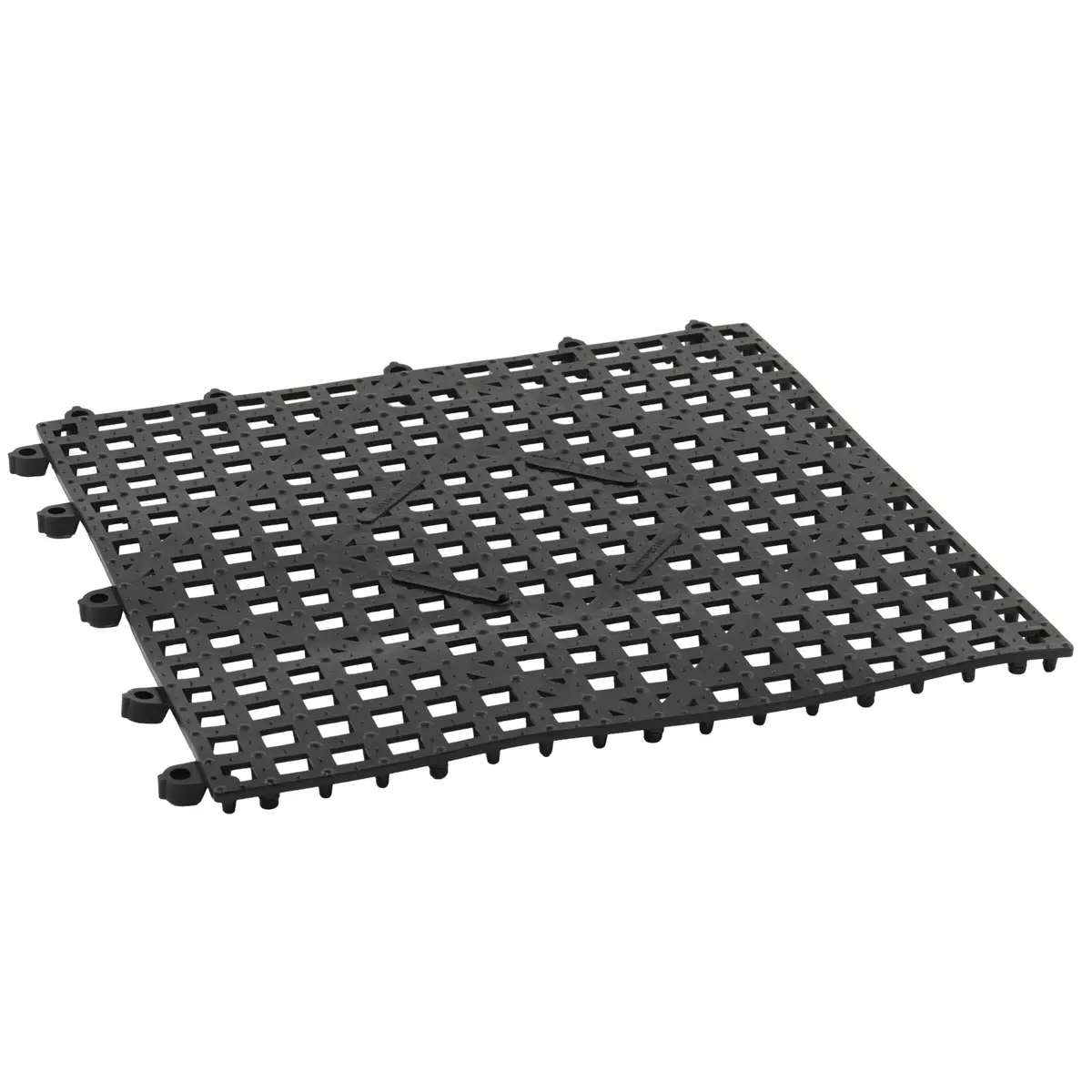 Winco Interlocking Dish Drying Mat 12x12 Inch | NSF Certified Surface Protector - main product image