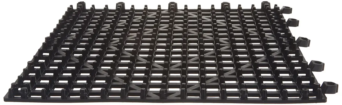 Winco Interlocking Dish Drying Mat 12x12 Inch | NSF Certified Surface Protector - view 3