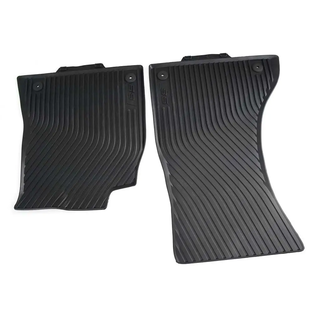 Audi Genuine Accessories Black Rubber Front All Weather Floor Mat S5 | Protects Interior & Durability - view 2