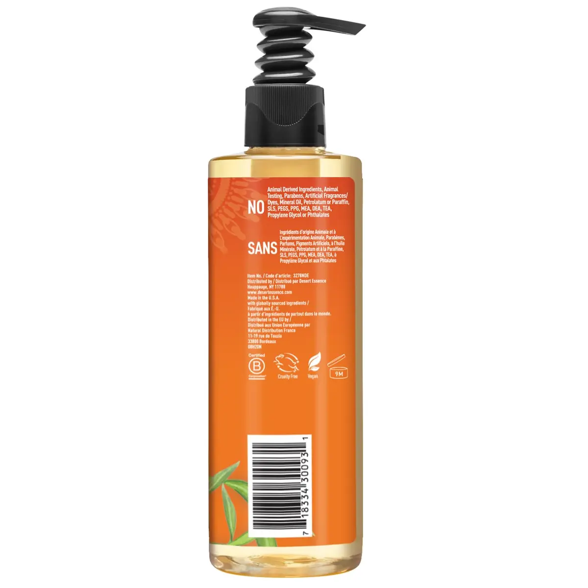 Desert Essence Thoroughly Clean Sea Kelp Face Wash 250ml (8.5 Fl Oz) | Gentle Daily Formula with Tea Tree Oil - view 7