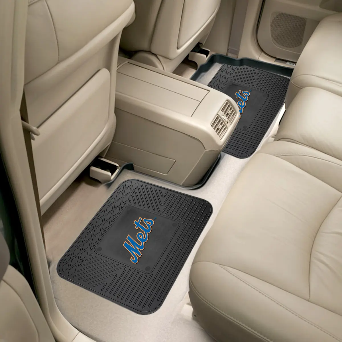 FANMATS MLB New York Mets Utility Mat 14"x17" | Durable Rubber, 2 Pack, Universal Fit - view 2