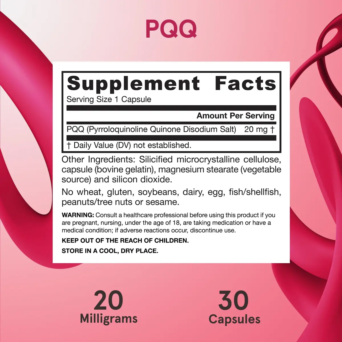 Jarrow PQQ 20 mg, Mitochondrial Biogenesis, 30 Capsules | Supports Cellular Energy & Heart Health - view 6