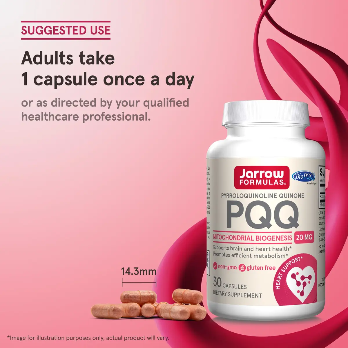 Jarrow PQQ 20 mg, Mitochondrial Biogenesis, 30 Capsules | Supports Cellular Energy & Heart Health - view 7