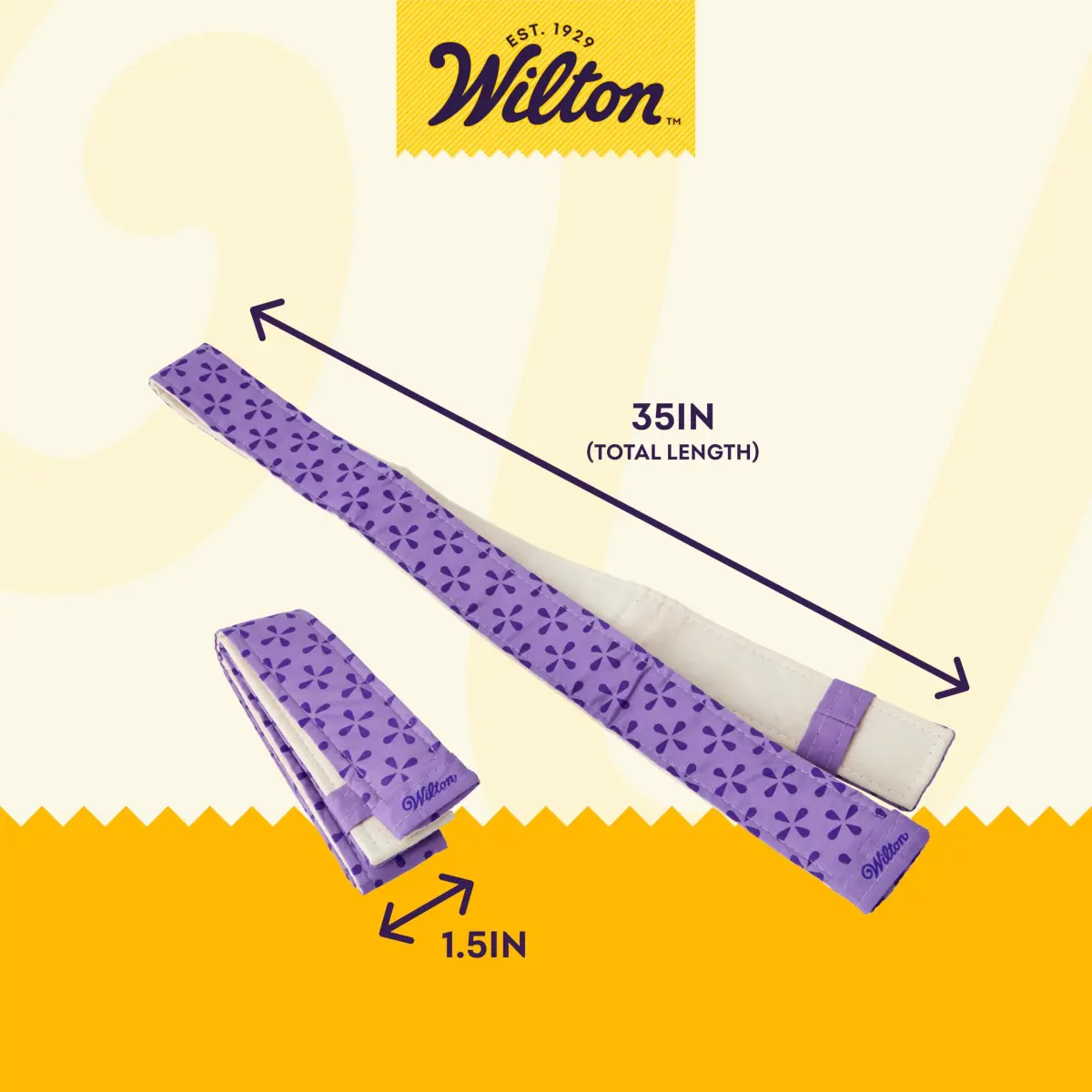 Wilton Bake Even Cake Strips, Level Cakes, 2-Piece Set | Professional Baking Tool for Moist, Even Cakes - view 2