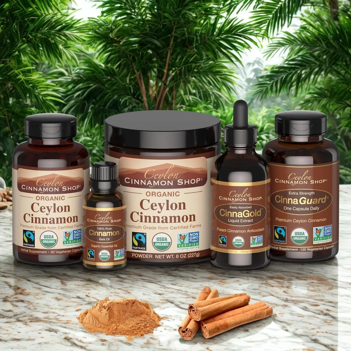 Ceylon Cinnamon Shop Organic Ceylon Cinnamon Capsules 180 Count | USDA Certified Supplement for Daily Wellness - view 8