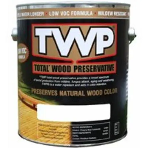 TWP Wood Clear Stain 1 Gal Pack of 4 | Natural Gray Aging Support with VOC Formulation - main product image