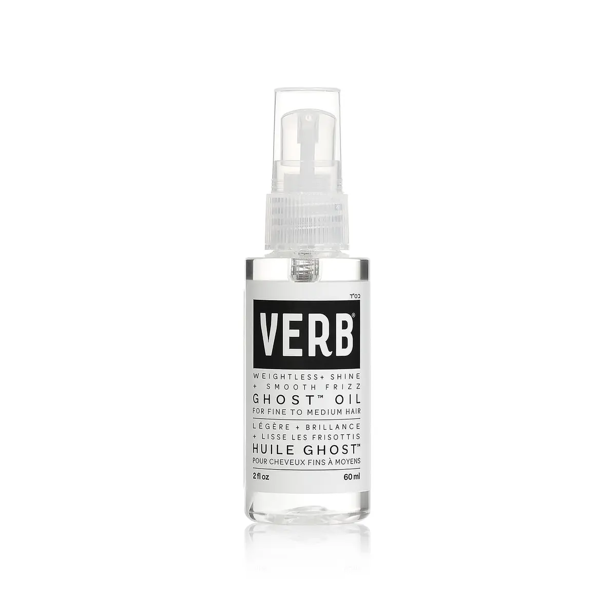 VERB Ghost Weightless Fine Hair Oil 60ml | For Styling + Heat Protection - main product image