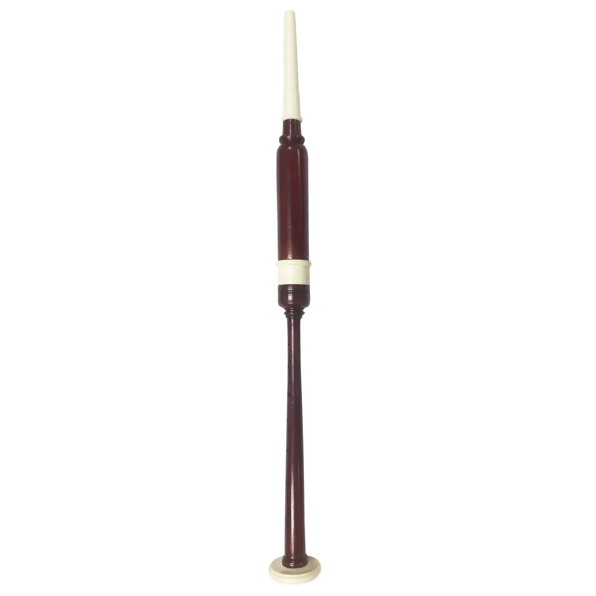 Woldorf USA Highland Bagpipe Practice Chanter 19.5 long | Natural Rosewood & Imitation Ivory Fittings - view 6