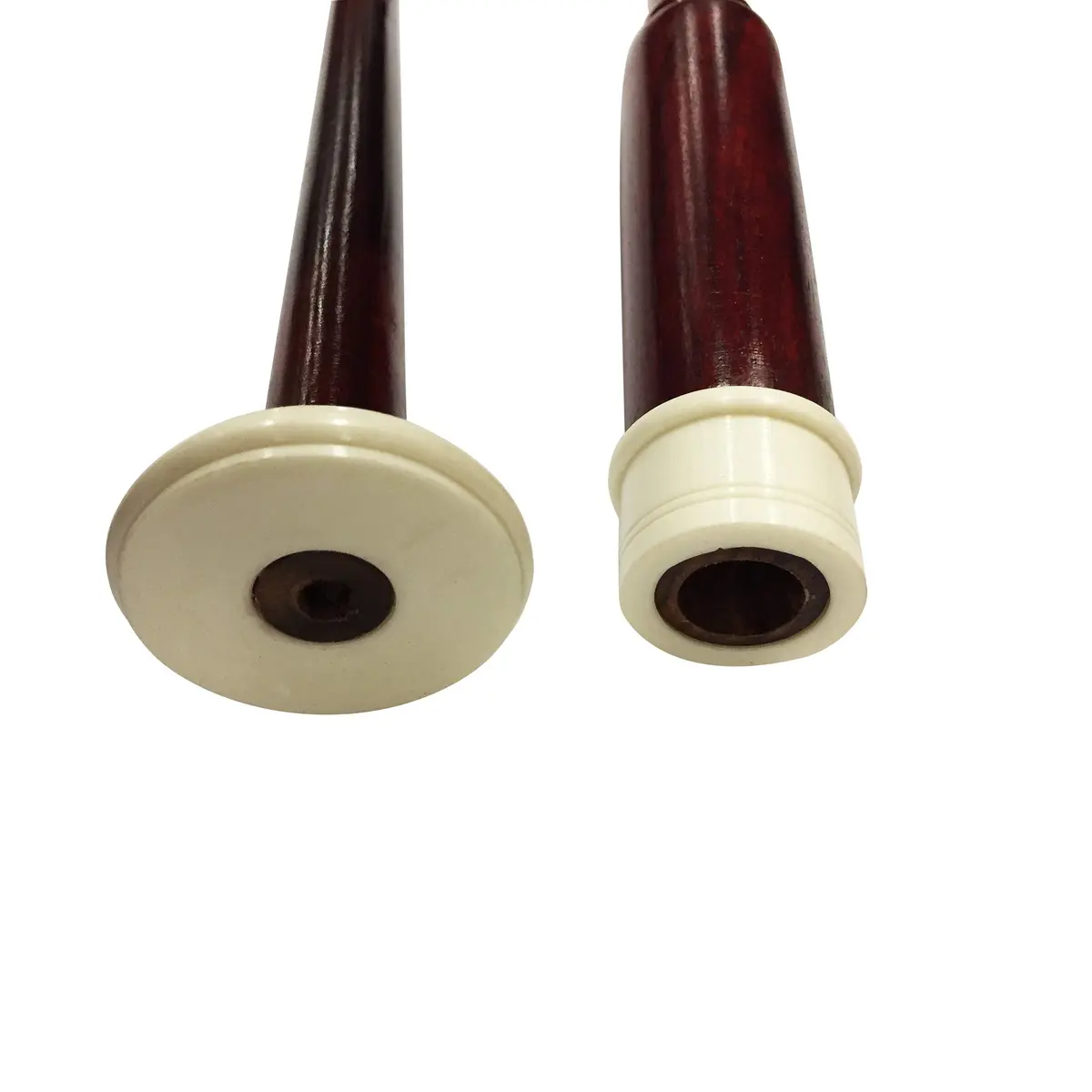 Woldorf USA Highland Bagpipe Practice Chanter 19.5 long | Natural Rosewood & Imitation Ivory Fittings - view 7