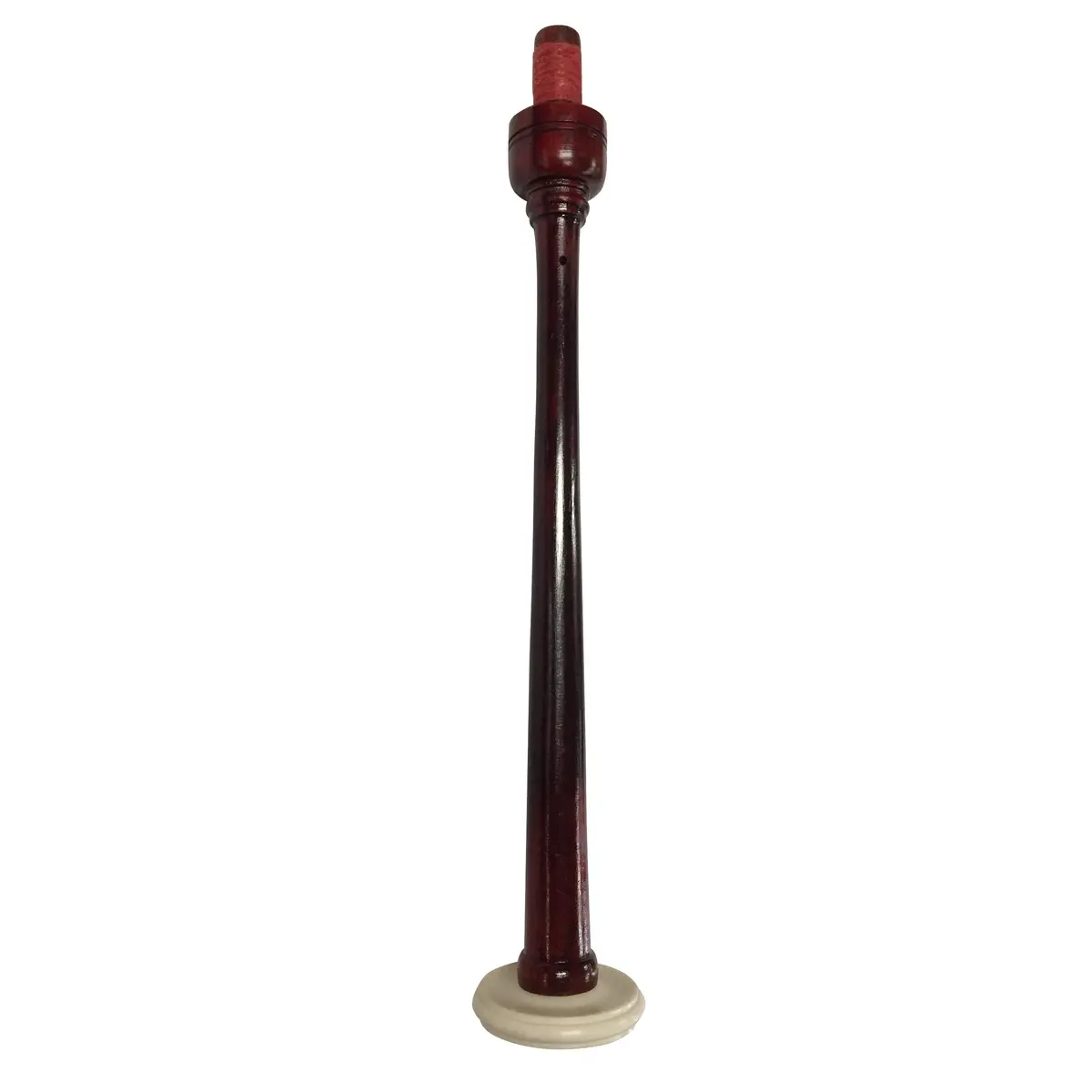 Woldorf USA Highland Bagpipe Practice Chanter 19.5 long | Natural Rosewood & Imitation Ivory Fittings - view 3