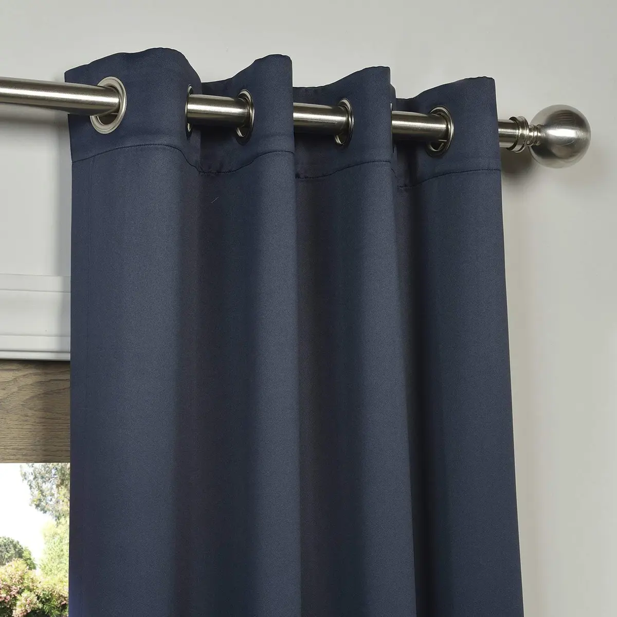 HPD Half Price Drapes Grommet Room Darkening Curtains 50 x 96 Navy Blue | Thermal Insulation & Light Control - view 3