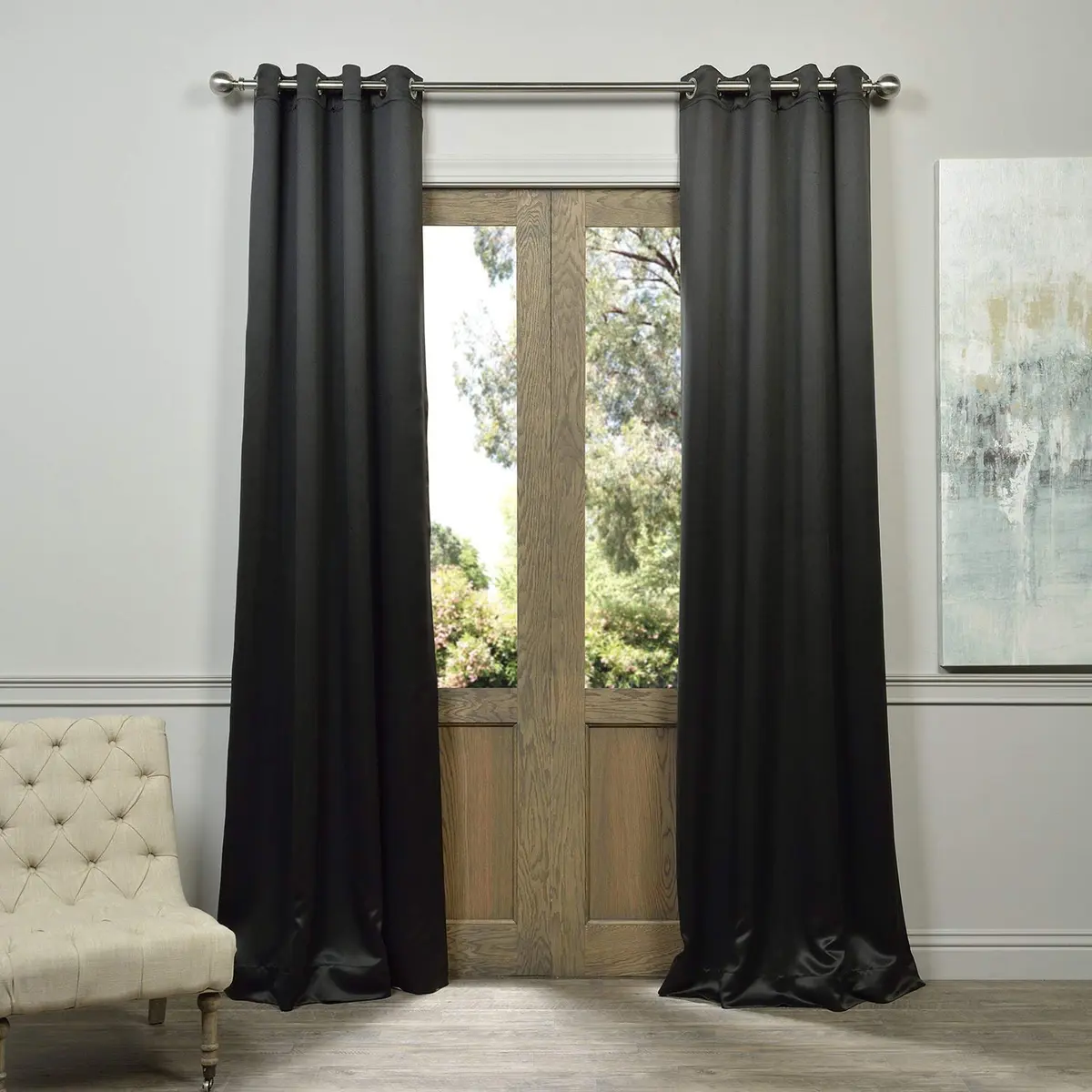 HPD Half Price Drapes Grommet Room Darkening Curtains 50 x 108 | Thermal Insulation & Light Control - main product image