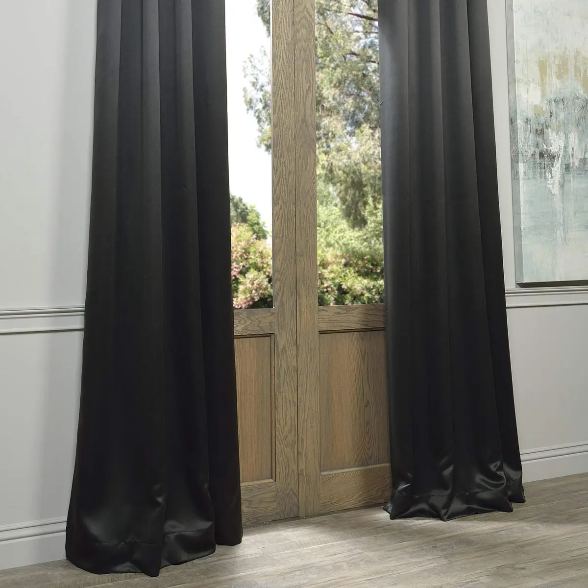 HPD Half Price Drapes Grommet Room Darkening Curtains 50 x 108 | Thermal Insulation & Light Control - view 2
