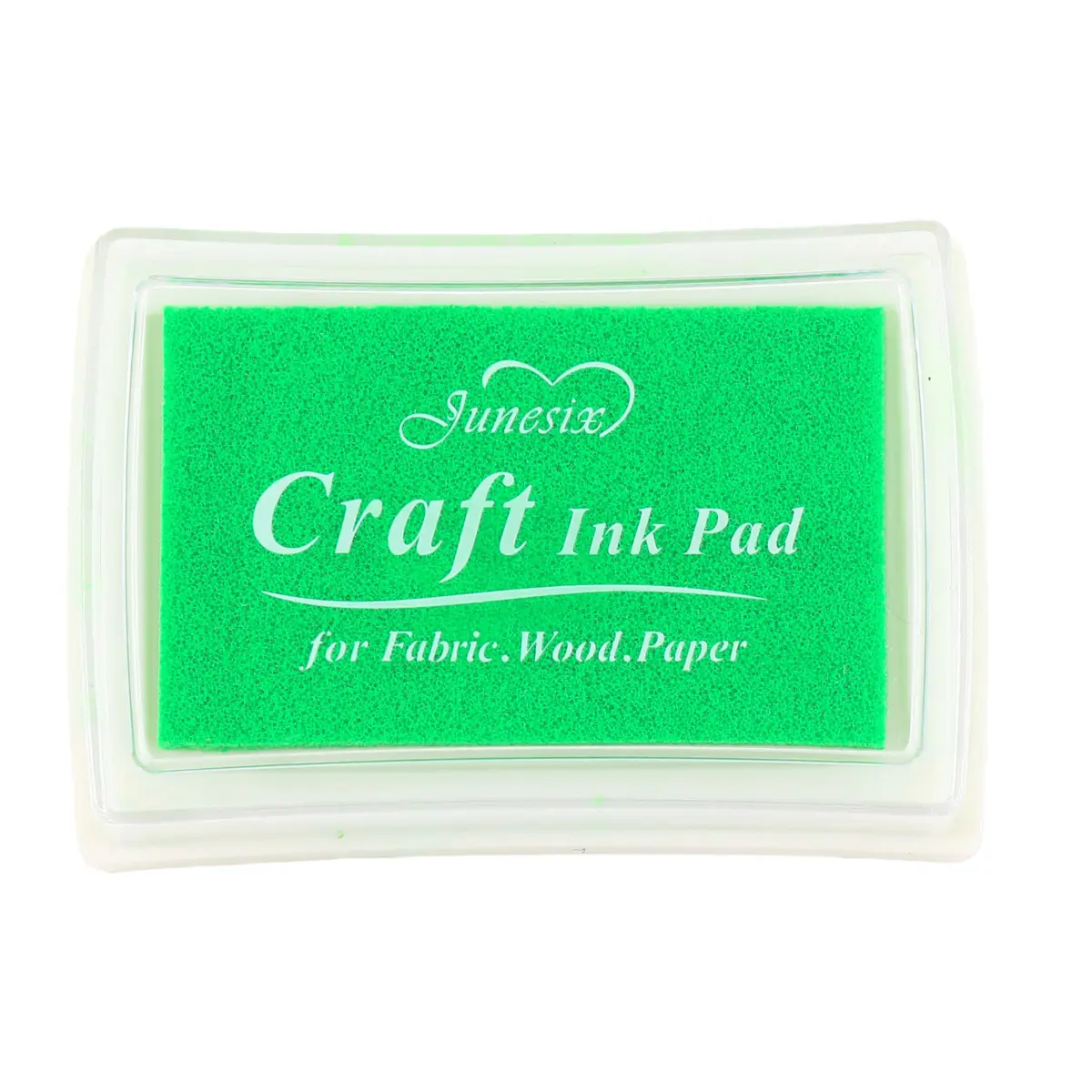 YPSelected Light Green Craft Stamp Ink Pad for Paper, Wood, Fabric | 60mm x 38mm (2.36" x 1.5") - main product image