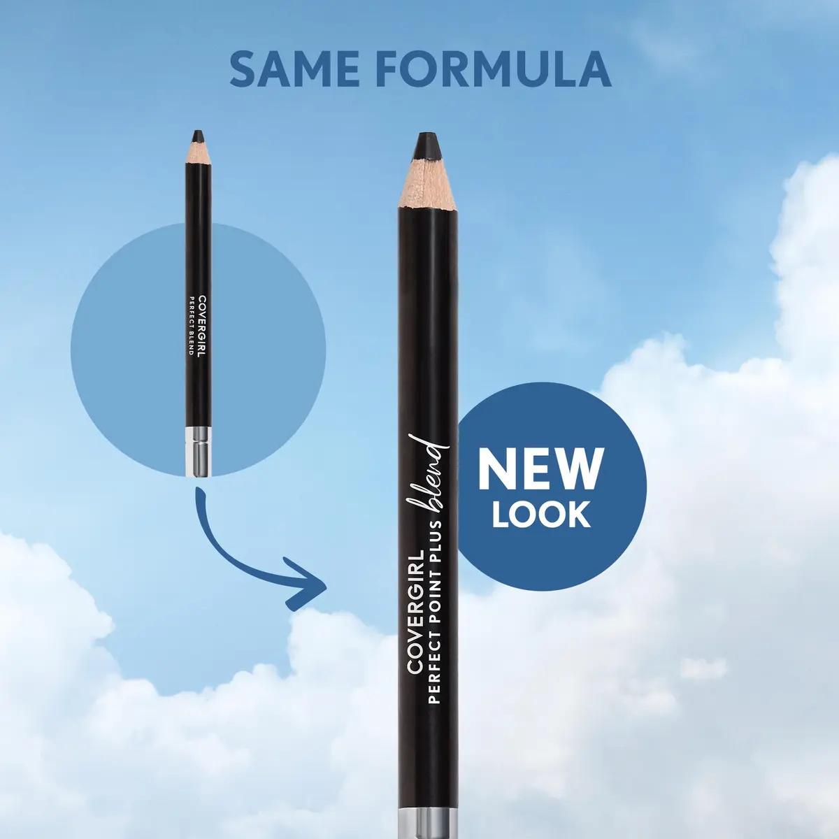 COVERGIRL Perfect Point Plus Blend Eyeliner Pencil 105 Charcoal | Precise & Smudge-Free for Every Look - view 6