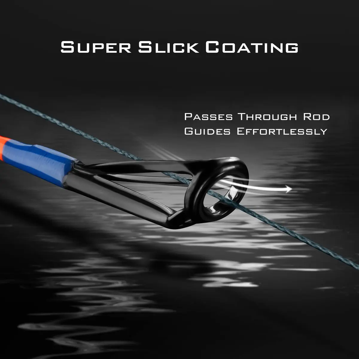 KastKing Superpower Low-Vis Gray Braided Fishing Line 12lb (547 Yards / 500M) | Zero Stretch, Superior Strength - view 4
